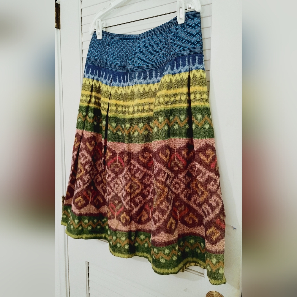 Vintage Plus Size Peruvian Textile Pattern Woven … - image 4